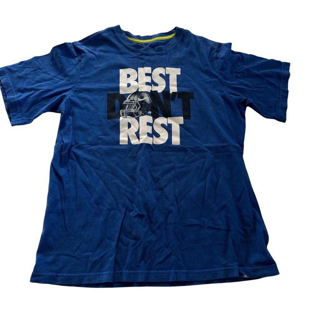 Nike Boys' Blue Athletic Short Sleeve Tee - Size XL